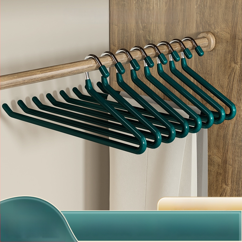 Κρεμάστρα στεγνώματος σε μορφή χήνας από ανοξείδωτο ατσάλι, αντιολισθητική και χωρίς ίχνη για παντελόνια, φουλάρια και γραβάτες (Μοντέλο 0, συσκευασία 160, μοντέρνο στυλ)