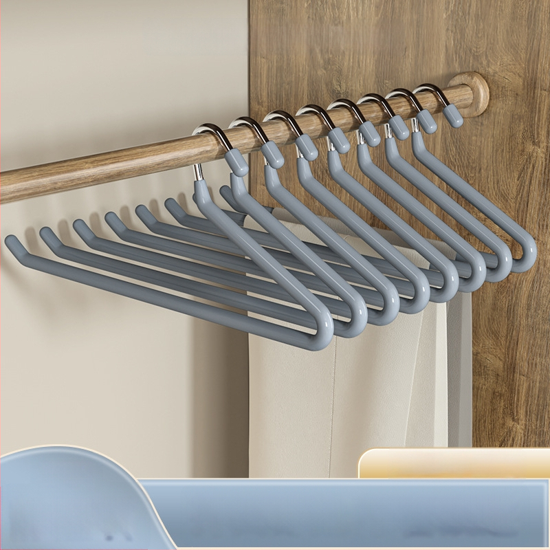 Κρεμάστρα στεγνώματος σε μορφή χήνας από ανοξείδωτο ατσάλι, αντιολισθητική και χωρίς ίχνη για παντελόνια, φουλάρια και γραβάτες (Μοντέλο 0, συσκευασία 160, μοντέρνο στυλ)