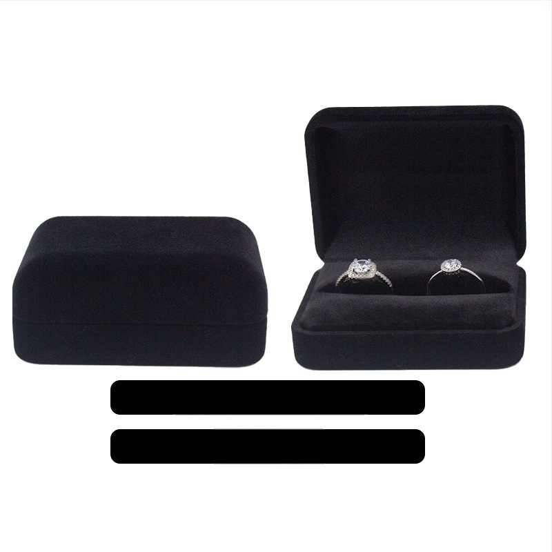 Hongfa Meeste mansettide kott flaneli väliskujunduse ja flokitud sisemusega, klappkaas, ehte hoiustamine