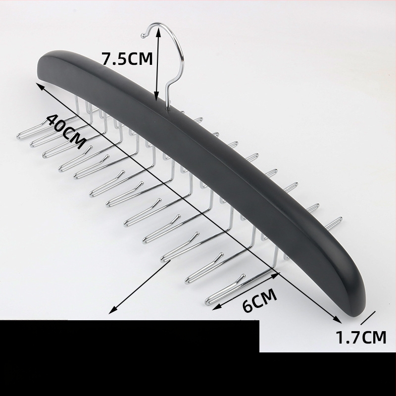 Ξύλινος πολυλειτουργικός κρεμάστρα αποθήκευσης με διακριτική κρεμάστρα για εσώρουχα και φορέματα — Xinchen, μοντέρνο μινιμαλιστικό στυλ; Κατάλληλο για κρεμάστρες ρούχων, παντελονιών και κρεμάστρες γραβάτας