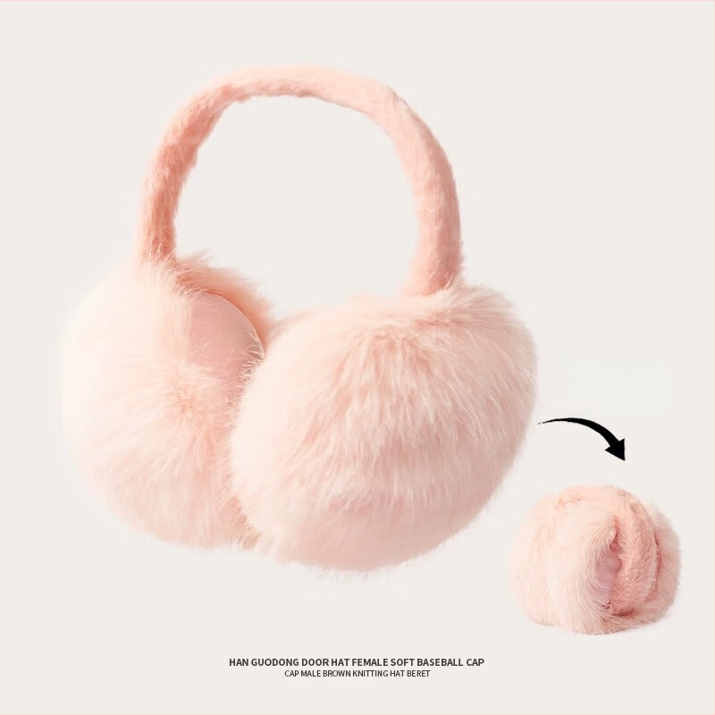 Κουκούλες αυτιών από συνθετική γούνα – unisex για ενήλικες, διατήρηση ζεστασιάς, βασικό στυλ, φθινοπωρινό-χειμερινό 2025