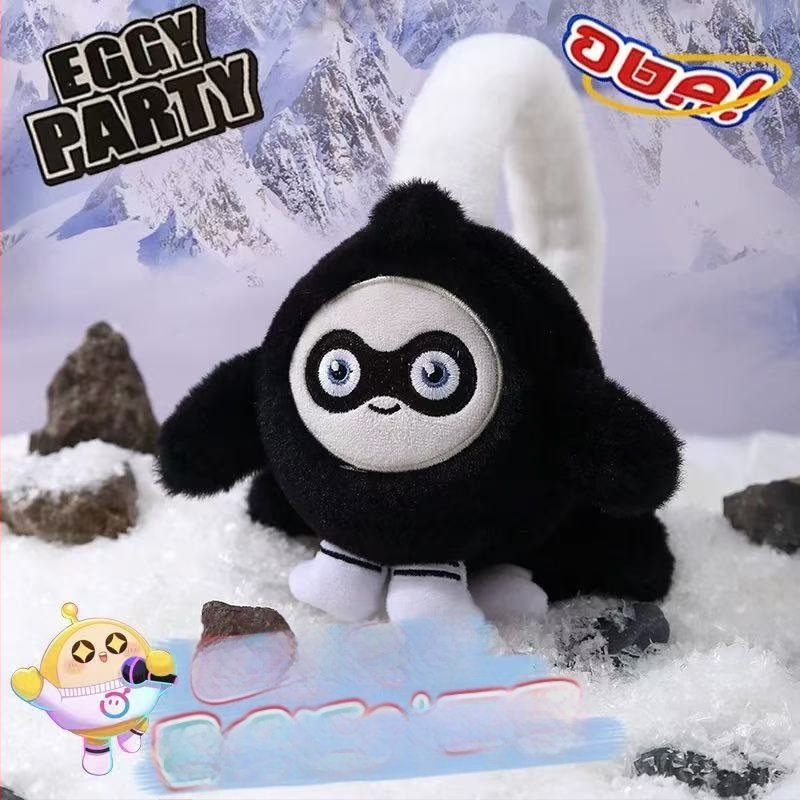 Eggman Party Παιδικοί Χειμερινά Γούνινοι Θερμαντήρες Αυτιών, Αναδιπλώμενοι με Καρτούν Στυλ