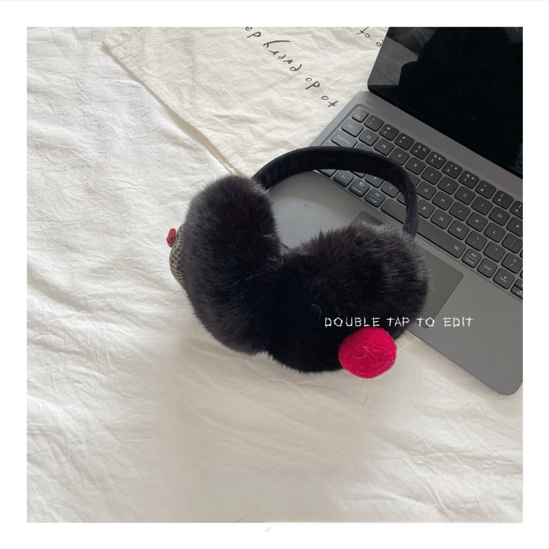 Γούνινα ακουστικά για παιδιά — Χειροποίητα, Στυλ Καρτούν, Καρτούν Μοτίβο, Θερμότητα του Χειμώνα