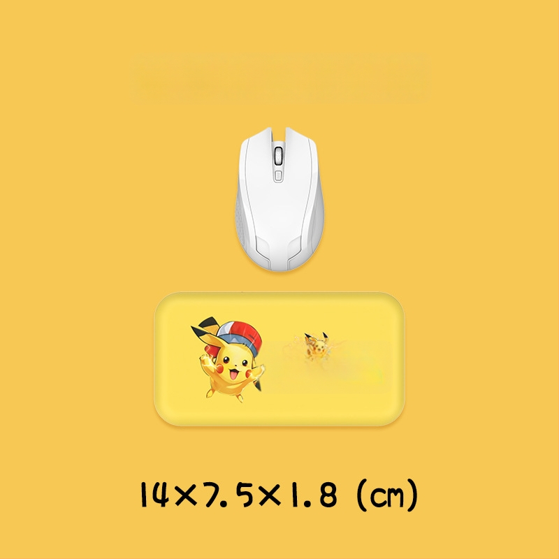 Μαξιλαράκι καρπού για πληκτρολόγιο και ποντίκι — σιλικόνη, αφρός μνήμης για την παλάμη, διπλής όψης με θέμα καρτούν, αντιολισθητικό, ανθεκτικό στη φθορά, εύκολο στον καθαρισμό