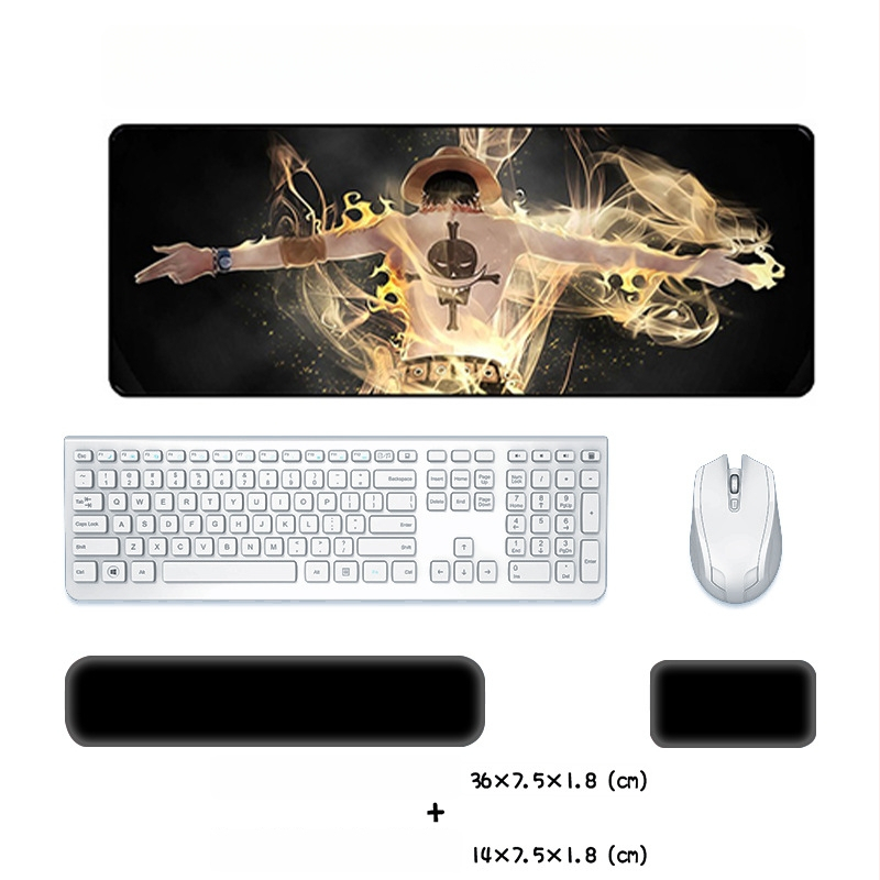 Μαξιλαράκι καρπού για πληκτρολόγιο και ποντίκι — σιλικόνη, αφρός μνήμης για την παλάμη, διπλής όψης με θέμα καρτούν, αντιολισθητικό, ανθεκτικό στη φθορά, εύκολο στον καθαρισμό