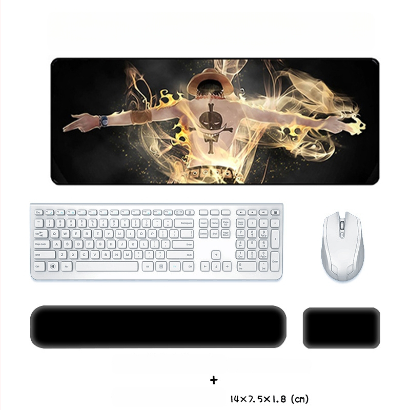 Μαξιλαράκι καρπού για πληκτρολόγιο και ποντίκι — σιλικόνη, αφρός μνήμης για την παλάμη, διπλής όψης με θέμα καρτούν, αντιολισθητικό, ανθεκτικό στη φθορά, εύκολο στον καθαρισμό