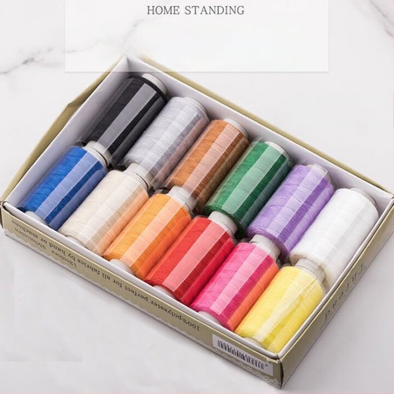 Σετ κλωστών ραψίματος — χειροποίητο DIY κιτ σε κουτί, απλός σχεδιασμός