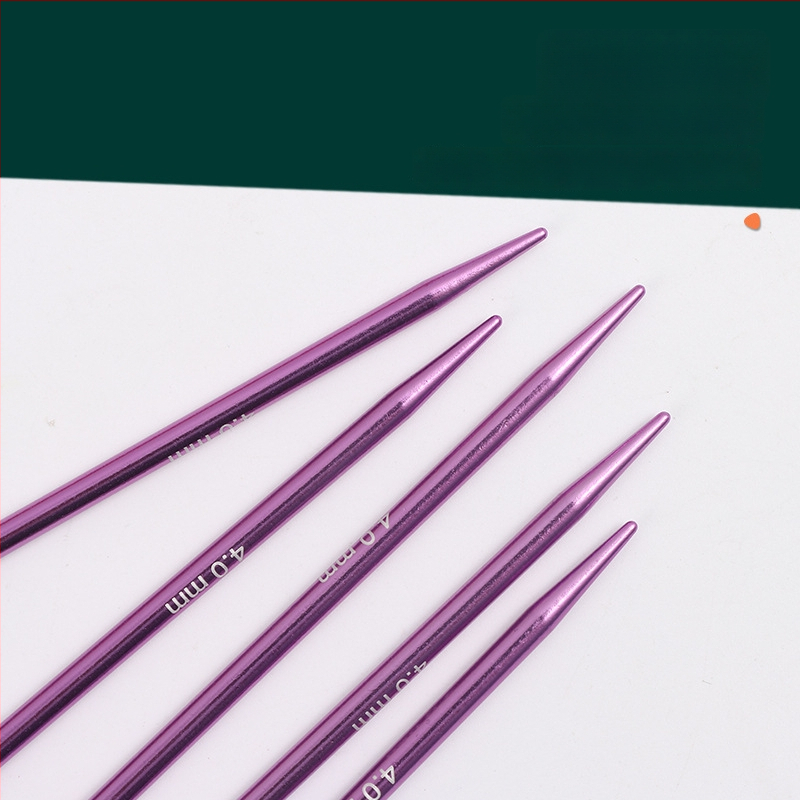 Σετ βελόνων για πουλόβερ – βελόνες από οξείδιο αλουμινίου, εργαλεία πλεξίματος με το χέρι, μινιμαλιστικό στυλ