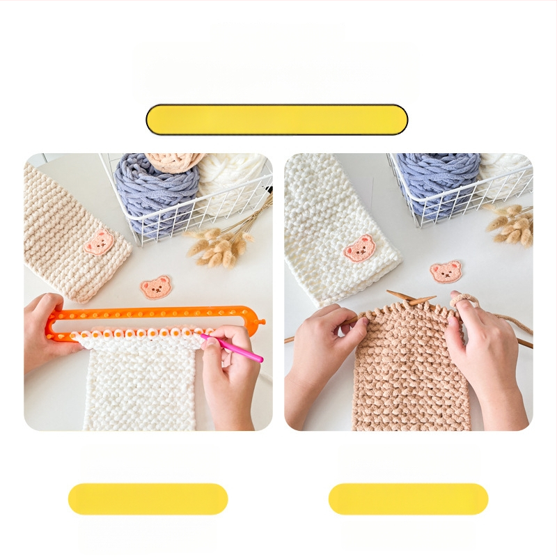 Crayon Shin-Chan šalikų medžiagų rinkinys, Hank siūlas su oro sukimu megztiniams, iš Haohan