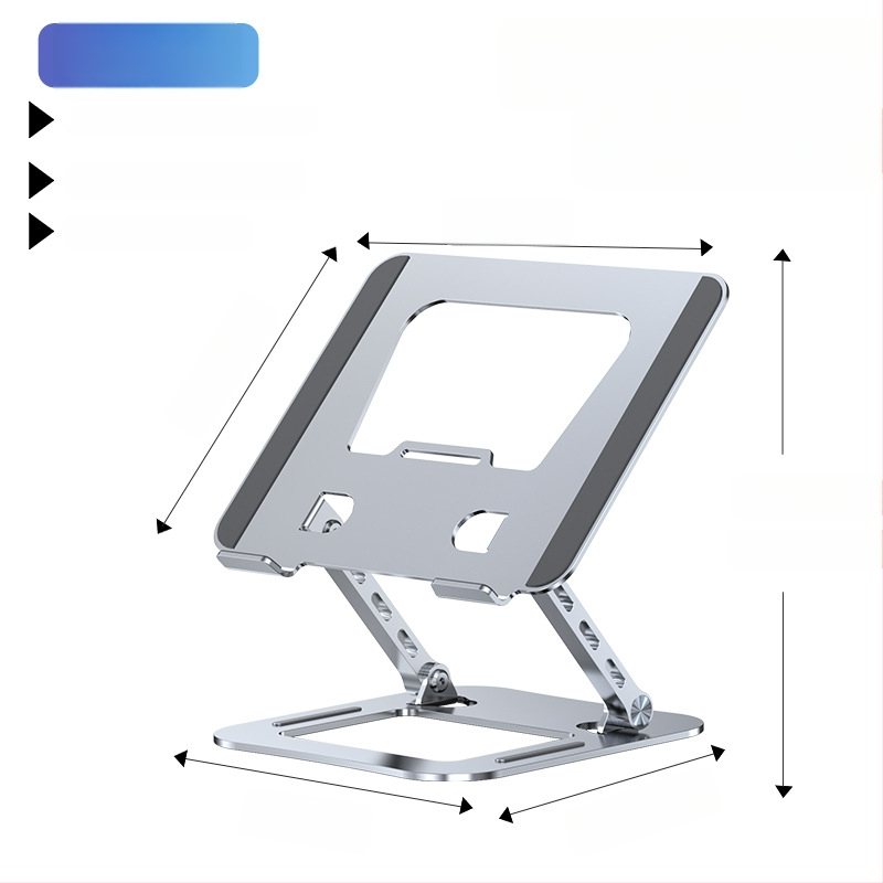 Nešiojamojo kompiuterio stovas iš lydinio plieno, modelis J29, prekės ženklas Into the deer, skirtas nešiojamiesiems, svoris 1680 g
