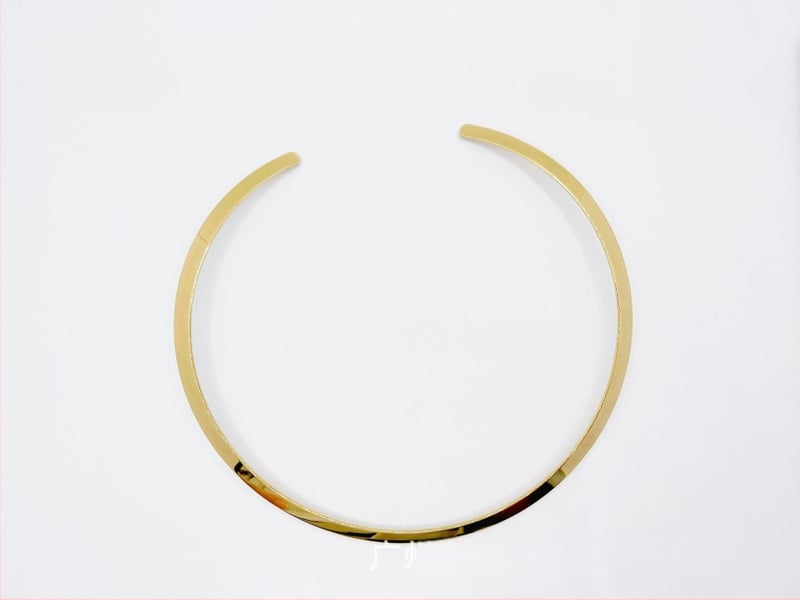 Колие от неръждаема стомана в хип-хоп стил, U-образен дизайн, без висулка, класическа верига