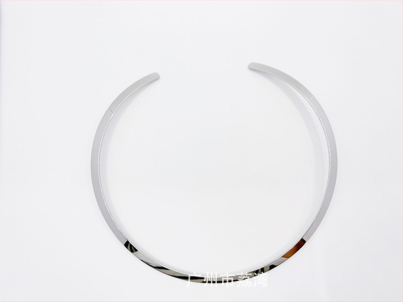 Колие от неръждаема стомана в хип-хоп стил, U-образен дизайн, без висулка, класическа верига