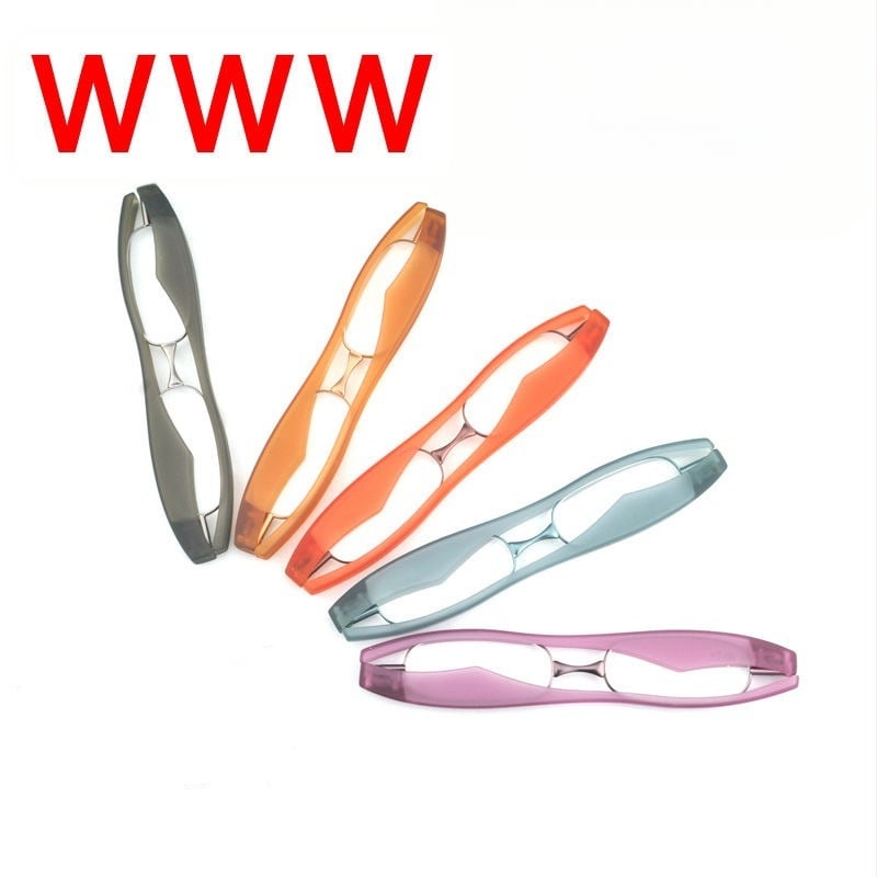 Αναδιπλούμενα γυαλιά ανάγνωσης με περιστροφή 360°, φακοί από ρητίνη, πλαίσιο PC, οβάλ στυλ