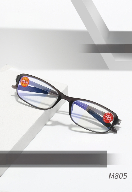 Γυαλιά ανάγνωσης unisex με πλαίσιο TR90, στρογγυλό ημι-πλαίσιο, φακοί PC, αντι-μπλε φως, UV προστασία και ακτινοβολίας