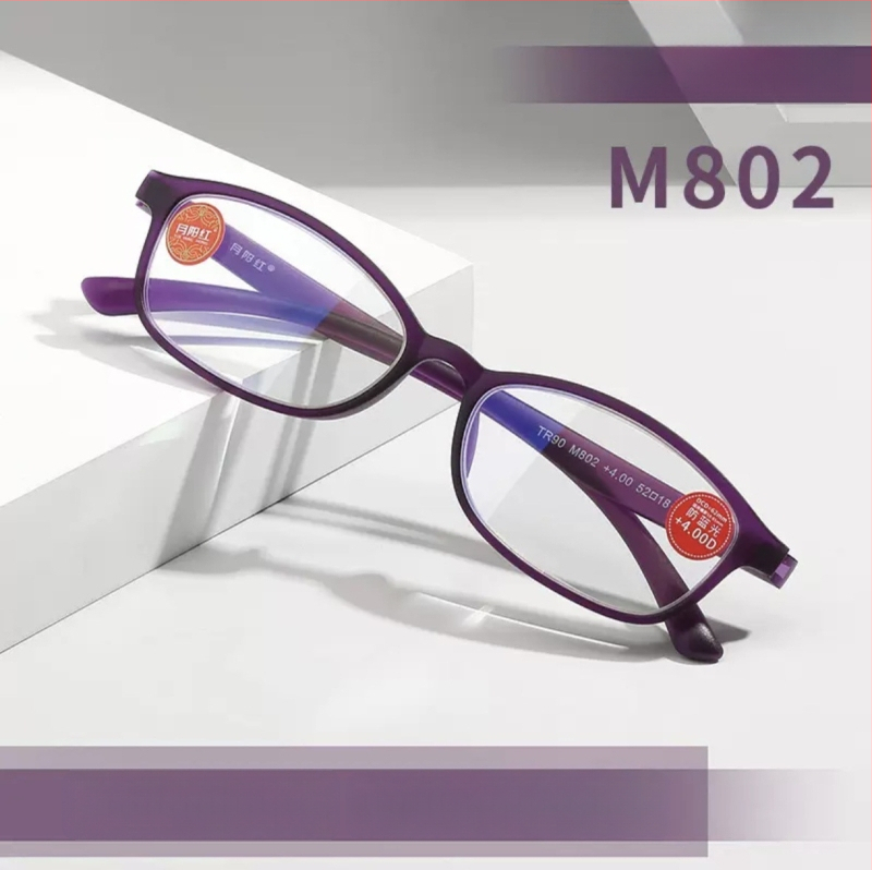 Γυαλιά ανάγνωσης unisex με πλαίσιο TR90, στρογγυλό ημι-πλαίσιο, φακοί PC, αντι-μπλε φως, UV προστασία και ακτινοβολίας