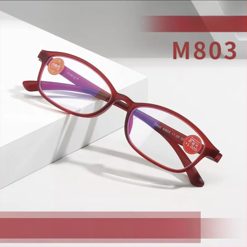Γυαλιά ανάγνωσης unisex με πλαίσιο TR90, στρογγυλό ημι-πλαίσιο, φακοί PC, αντι-μπλε φως, UV προστασία και ακτινοβολίας