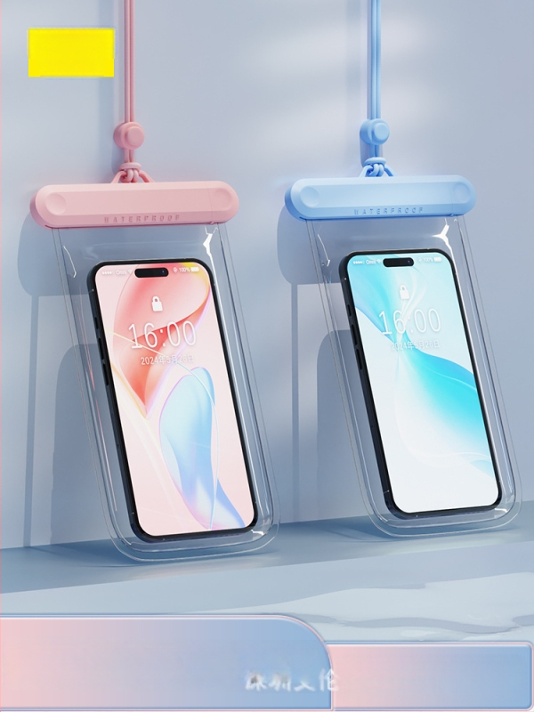 AILUNSEN Ārējā ūdensizturīgā telefona somiņa - skārienjūtīga, ABS+TPU+PVC, der telefoniem līdz 7,2 collām, ūdensizturīga auduma