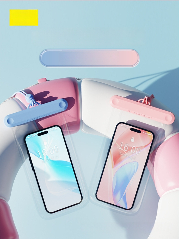 AILUNSEN Ārējā ūdensizturīgā telefona somiņa - skārienjūtīga, ABS+TPU+PVC, der telefoniem līdz 7,2 collām, ūdensizturīga auduma