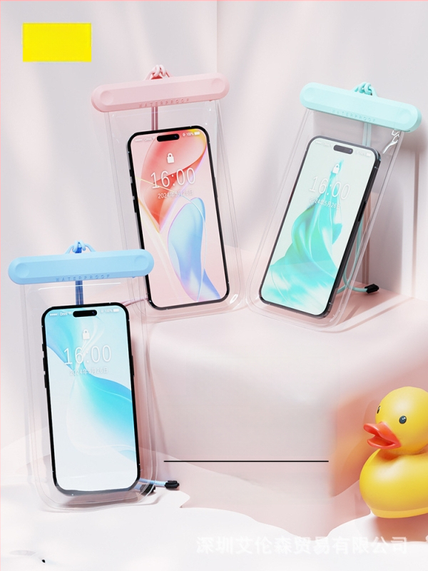 AILUNSEN Ārējā ūdensizturīgā telefona somiņa - skārienjūtīga, ABS+TPU+PVC, der telefoniem līdz 7,2 collām, ūdensizturīga auduma