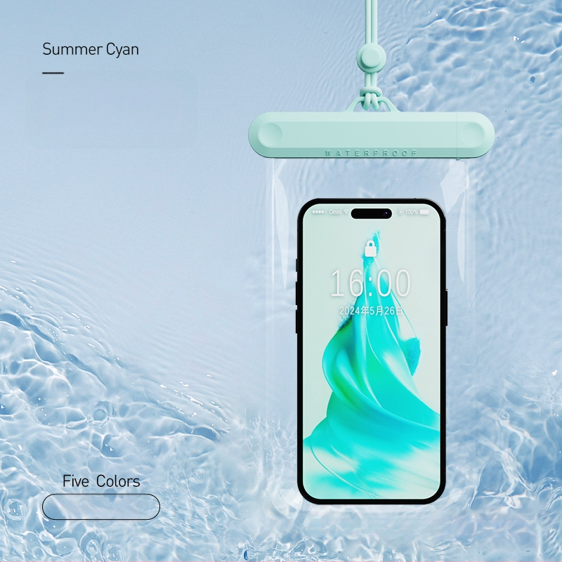 AILUNSEN Ārējā ūdensizturīgā telefona somiņa - skārienjūtīga, ABS+TPU+PVC, der telefoniem līdz 7,2 collām, ūdensizturīga auduma