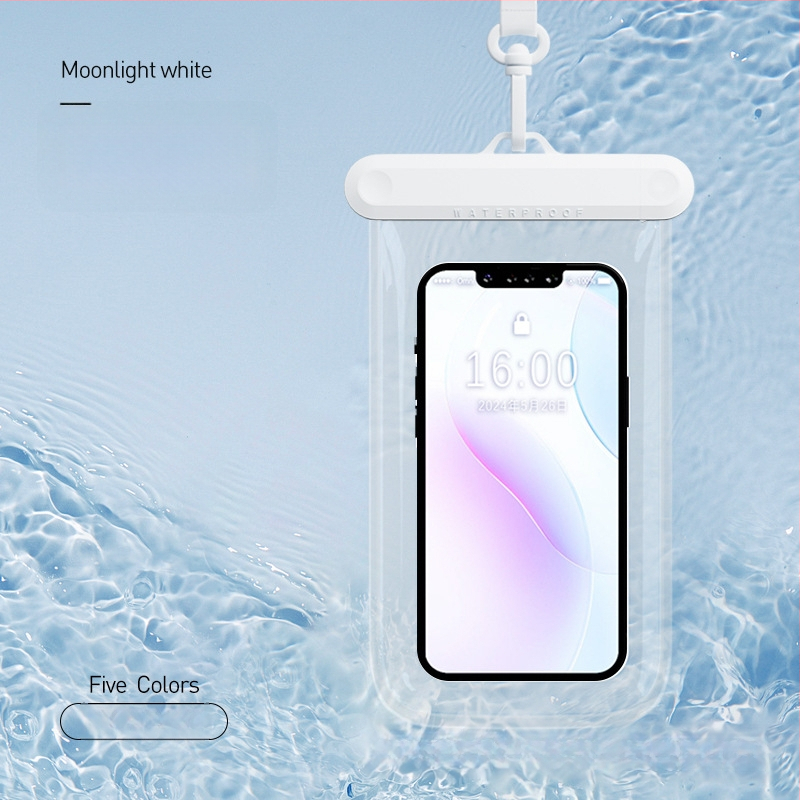 AILUNSEN Ārējā ūdensizturīgā telefona somiņa - skārienjūtīga, ABS+TPU+PVC, der telefoniem līdz 7,2 collām, ūdensizturīga auduma