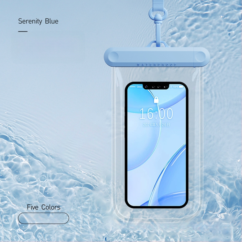 AILUNSEN Ārējā ūdensizturīgā telefona somiņa - skārienjūtīga, ABS+TPU+PVC, der telefoniem līdz 7,2 collām, ūdensizturīga auduma