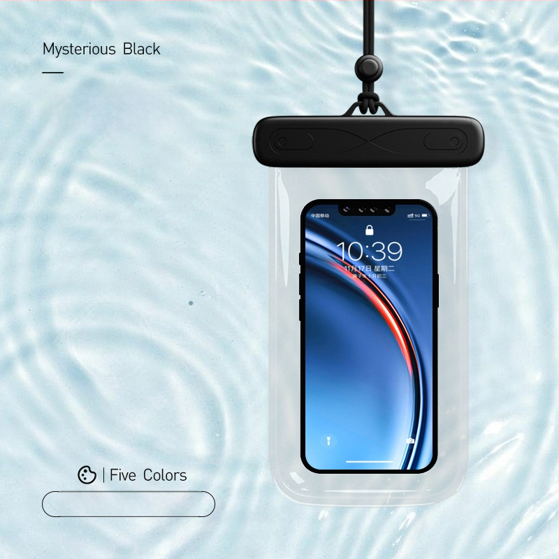 AILUNSEN Ārējā ūdensizturīgā telefona somiņa - skārienjūtīga, ABS+TPU+PVC, der telefoniem līdz 7,2 collām, ūdensizturīga auduma