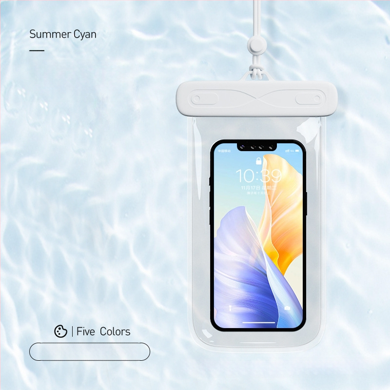 AILUNSEN Ārējā ūdensizturīgā telefona somiņa - skārienjūtīga, ABS+TPU+PVC, der telefoniem līdz 7,2 collām, ūdensizturīga auduma