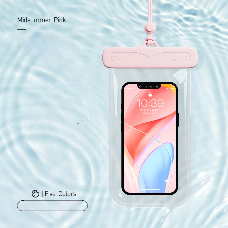 AILUNSEN Ārējā ūdensizturīgā telefona somiņa - skārienjūtīga, ABS+TPU+PVC, der telefoniem līdz 7,2 collām, ūdensizturīga auduma