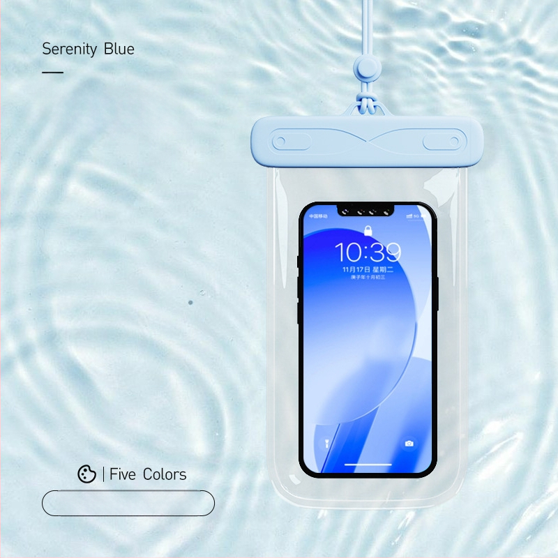 AILUNSEN Ārējā ūdensizturīgā telefona somiņa - skārienjūtīga, ABS+TPU+PVC, der telefoniem līdz 7,2 collām, ūdensizturīga auduma