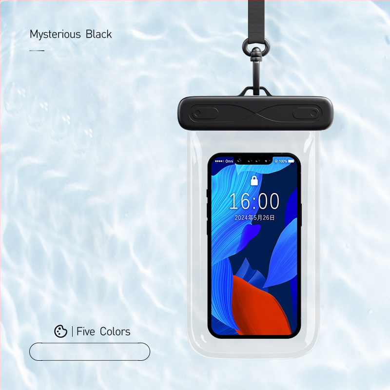 AILUNSEN Ārējā ūdensizturīgā telefona somiņa - skārienjūtīga, ABS+TPU+PVC, der telefoniem līdz 7,2 collām, ūdensizturīga auduma