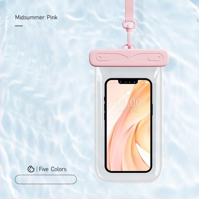 AILUNSEN Ārējā ūdensizturīgā telefona somiņa - skārienjūtīga, ABS+TPU+PVC, der telefoniem līdz 7,2 collām, ūdensizturīga auduma