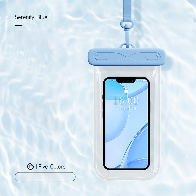 AILUNSEN Ārējā ūdensizturīgā telefona somiņa - skārienjūtīga, ABS+TPU+PVC, der telefoniem līdz 7,2 collām, ūdensizturīga auduma