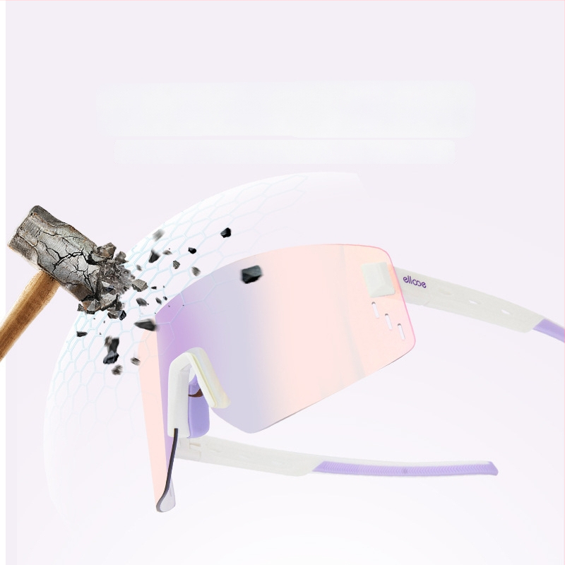 EL018 TR90 Γυαλιά ποδηλασίας, αντιανεμικά, unisex, ρυθμιζόμενες μύτες, συμβατά με διοπτρικούς φακούς