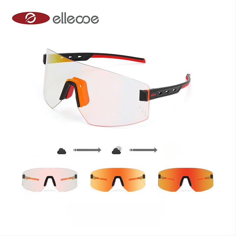 EL018 TR90 Γυαλιά ποδηλασίας, αντιανεμικά, unisex, ρυθμιζόμενες μύτες, συμβατά με διοπτρικούς φακούς