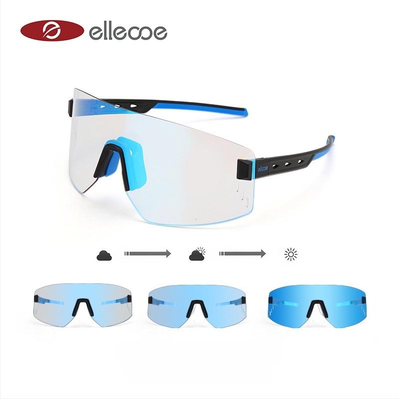 EL018 TR90 Γυαλιά ποδηλασίας, αντιανεμικά, unisex, ρυθμιζόμενες μύτες, συμβατά με διοπτρικούς φακούς