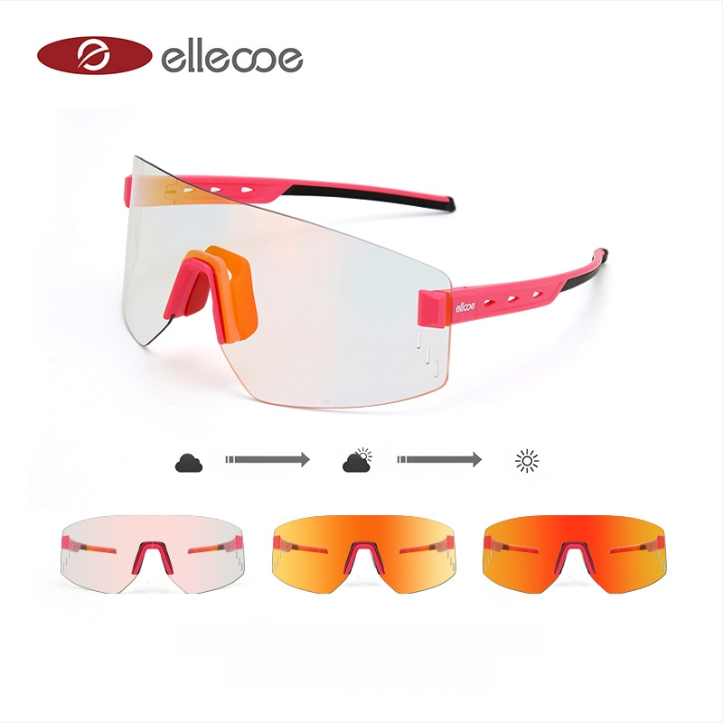 EL018 TR90 Γυαλιά ποδηλασίας, αντιανεμικά, unisex, ρυθμιζόμενες μύτες, συμβατά με διοπτρικούς φακούς