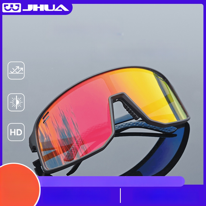 Φωτοχρωμικά γυαλιά ποδηλασίας, ημέρα και νύχτα, αντιανεμικά, με πλήρες πλαίσιο, εναλλάξιμοι φακοί