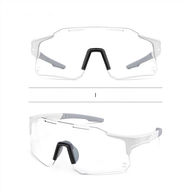 Γυαλιά ποδηλασίας με προσαρμοζόμενο χρωματισμό ημέρα-νύχτα, ανθεκτικά στον άνεμο για υπαίθριο τρέξιμο και ποδηλασία — Μοντέλο 985; Μάρκα Look for yu; Υλικό Silk flower; Στυλ Γυμναστική, Mini