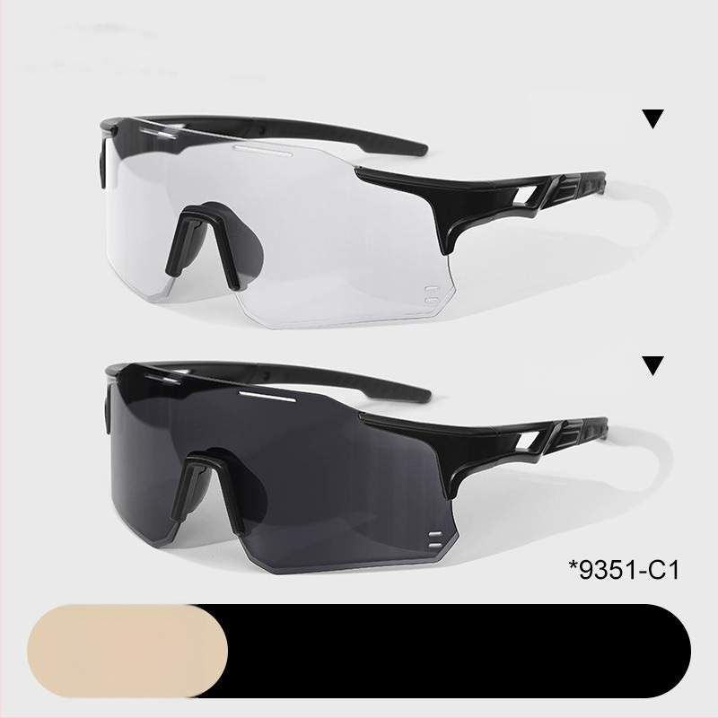 Γυαλιά ποδηλασίας με προσαρμοζόμενο χρωματισμό ημέρα-νύχτα, ανθεκτικά στον άνεμο για υπαίθριο τρέξιμο και ποδηλασία — Μοντέλο 985; Μάρκα Look for yu; Υλικό Silk flower; Στυλ Γυμναστική, Mini