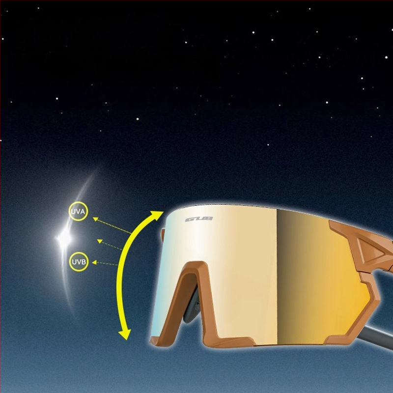 πολωμένα γυαλιά ποδηλασίας, μοντέλο 8300, υλικό PC, εναλλάξιμοι φακοί, συμβατά με γυαλιά μυωπίας