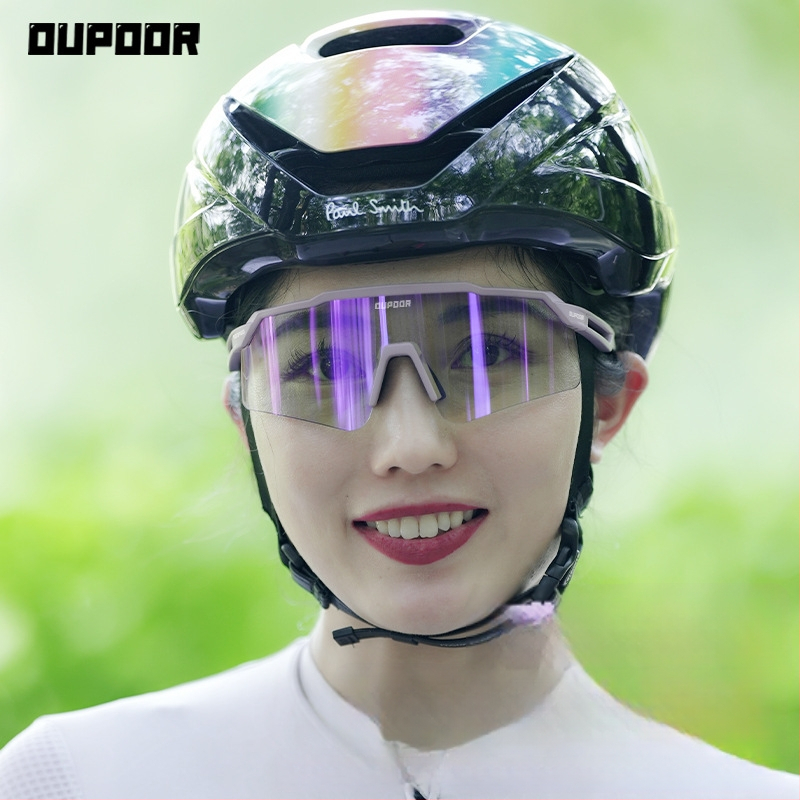 Ποδηλατικά γυαλιά XQ632 με φακούς που αλλάζουν χρώμα, αντιομίχλη, αντιανεμικά
