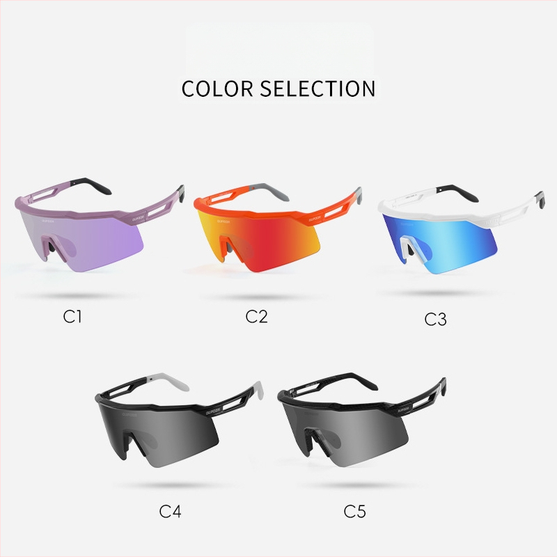 Ποδηλατικά γυαλιά XQ632 με φακούς που αλλάζουν χρώμα, αντιομίχλη, αντιανεμικά