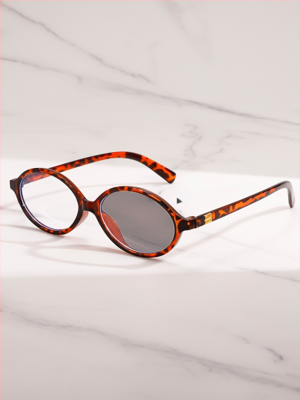 Γυαλιά ανάγνωσης με φακούς που αλλάζουν χρώμα, UV‑ανθεκτικοί και αντιμπλε φως; οβάλ πλήρης σκελετός από PC υλικό