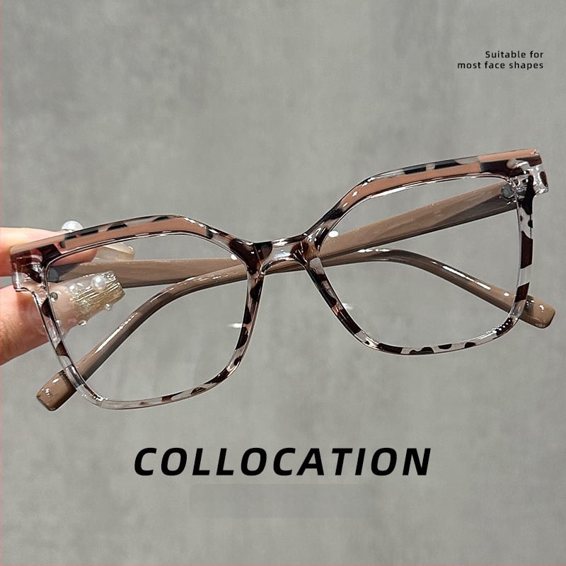 Γυαλιά ανάγνωσης με αντι-μπλε φως, τετράγωνος πλήρης σκελετός από πολυκαρβονικό, για ενήλικες