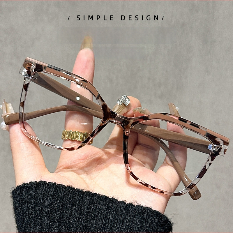 Γυαλιά ανάγνωσης με αντι-μπλε φως, τετράγωνος πλήρης σκελετός από πολυκαρβονικό, για ενήλικες