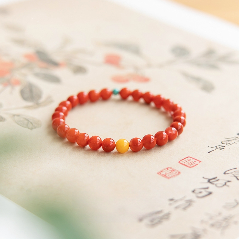 Гривна от агат, полирана повърхност, марка Select, унисекс, звездообразен дизайн