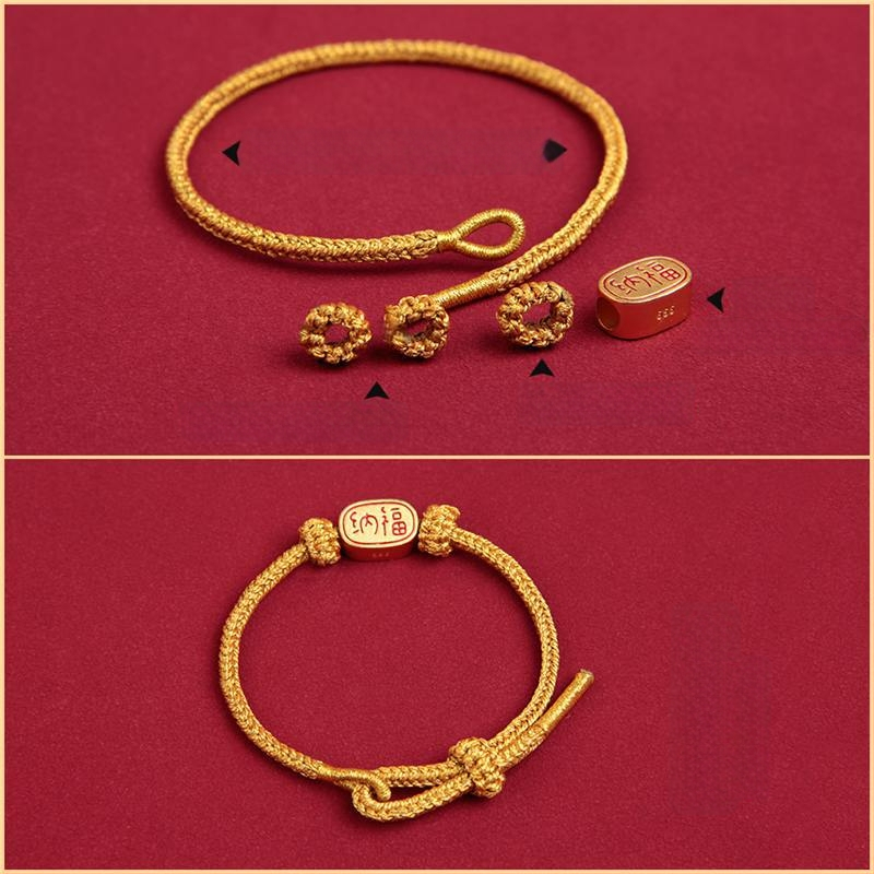 DIY πλεκτό βραχιόλι από κορδόνι, εθνοτικό σχέδιο, unisex, χειροποίητο, άνοιξη 2025