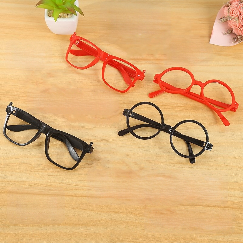 Bērnu brilles rāmji svētku pasākumiem – plastmasas rāmis, pilns rāmis, universālais, Ziemassvētku stils, modelis 001, 2025. gada pavasaris