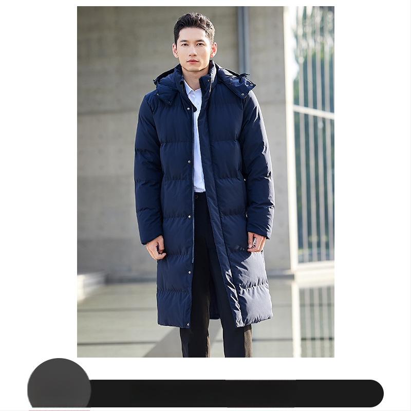 Унисекс палто с качулка, дебело памучно пълнеж, дълга кройка, цип за закопчаване, стягане в талията